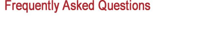 Frequently Asked Questions